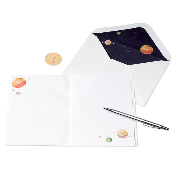 Iridescent Star Patches Thank You Card