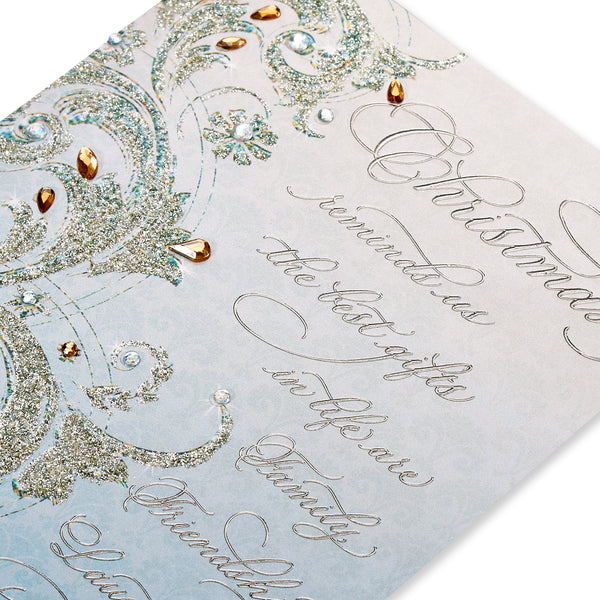 Scroll Lettering Christmas Card