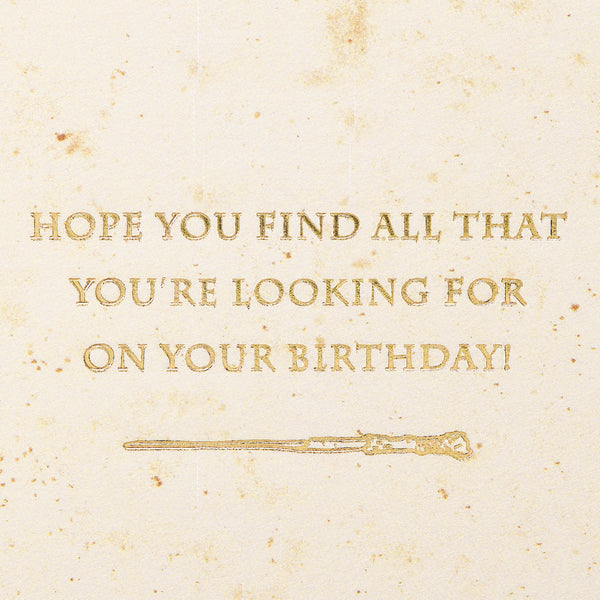 Interactive Marauders Map Harry Potter Birthday Card