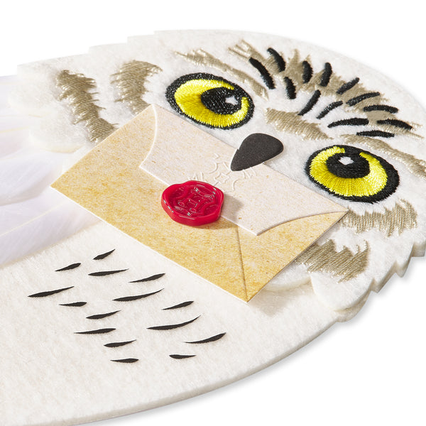 Die-Cut Hedwig Owl (Harry Potter) Blank Card