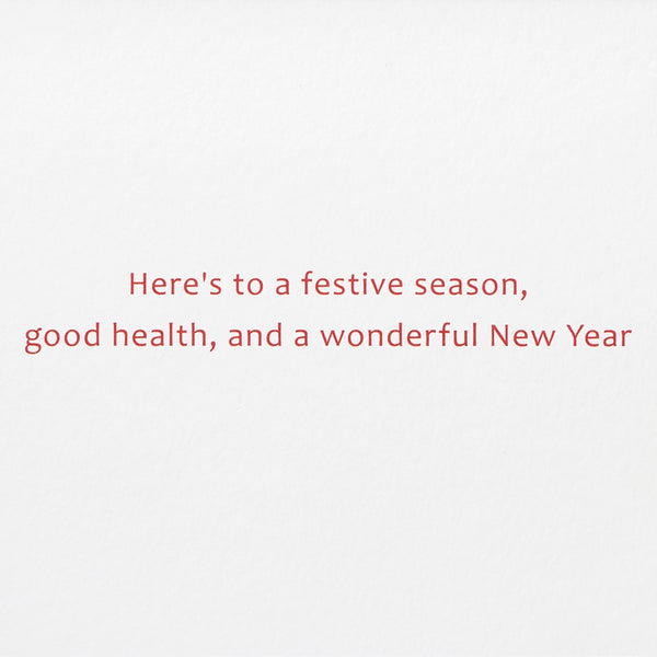 Festive Season Lettering Holiday Boxed Cards (Set of 16)