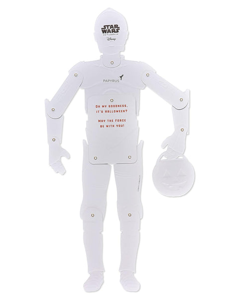 Articulated C3PO Halloween Card