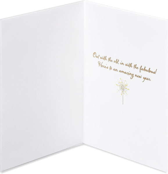 Illustrated Fashion Girls New Year’s Card