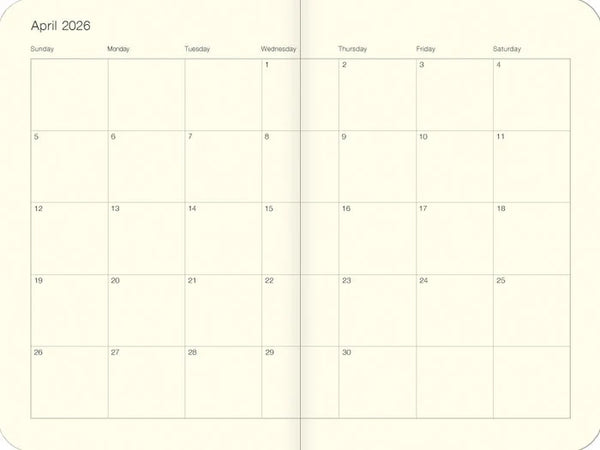 Vintage National Parks 2026 Weekly Planner