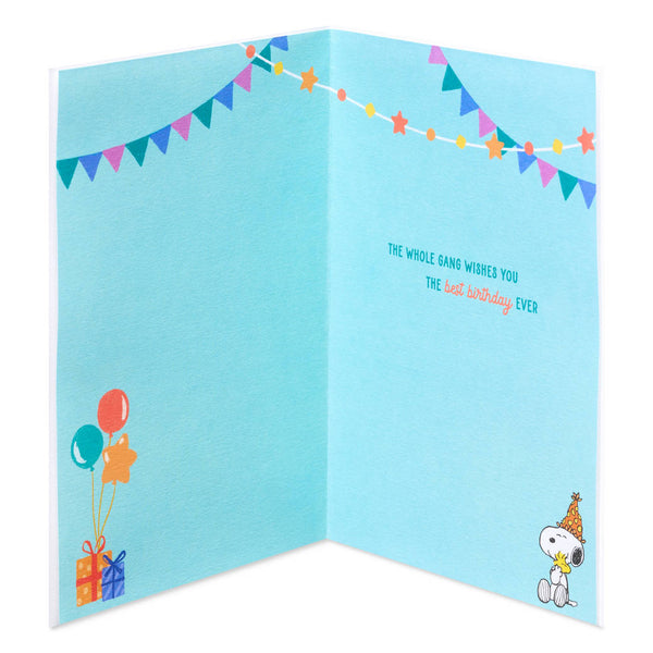 Peanuts Cake Birthday Card