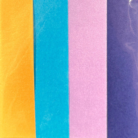 Gold, Purple & Blue Tissue Paper (Set of 12)