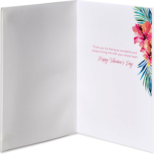 Tropical Floral Valentine's Day Card (Mom)