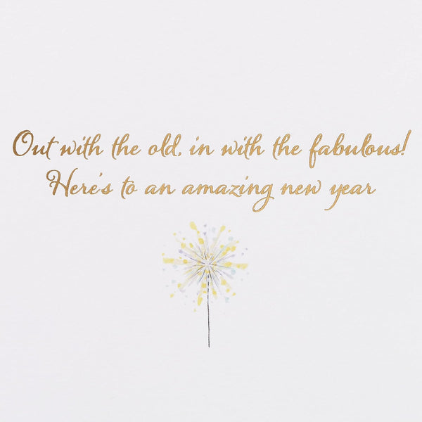 Illustrated Fashion Girls New Year’s Card