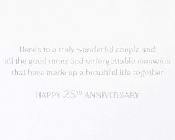 Handmade Years Of Love 25th Anniversary Card