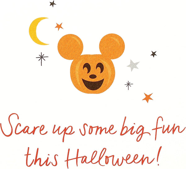 Ghost Mickey Halloween Card