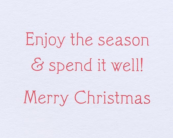 Handmade Reindeer Money Enclosure Christmas Card