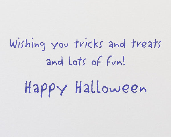 Handmade Finger Puppet Costumes Halloween Card