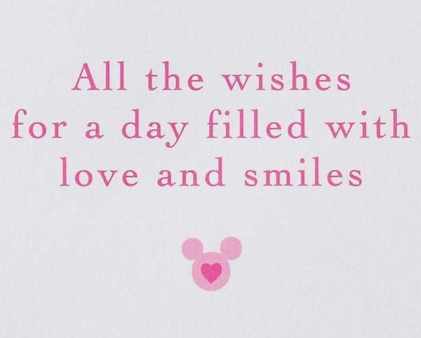 Sparkle Minnie Mouse Mother's Day Card