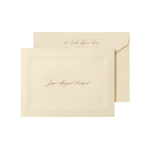 Personalized Pantheon Folded Notes (Engraving)