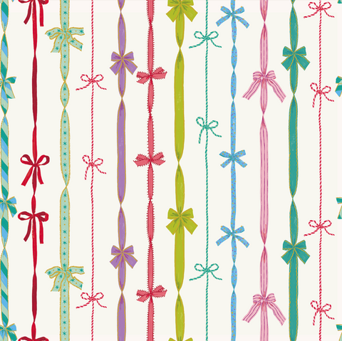 Joyful Tidings Bows Christmas Roll Wrap