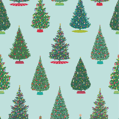 Joyful Tidings Tree Christmas Roll Wrap