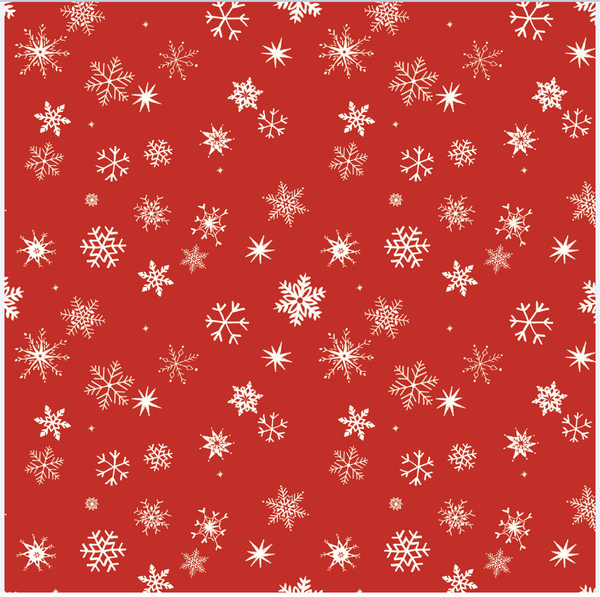 Double Sided Ski Hill Christmas Roll Wrap