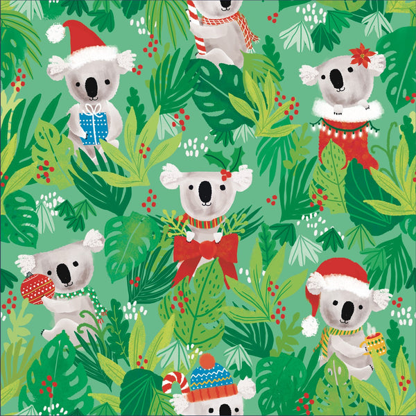 Koalas Christmas Roll Wrap