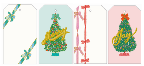 Joyful Tidings Christmas Gift Tags (Set of 10)