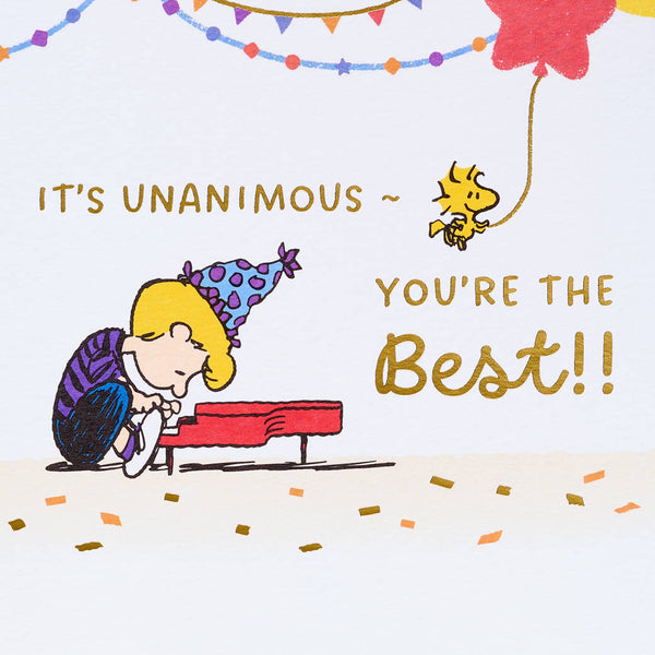 Snoopy Parade Birthday Card