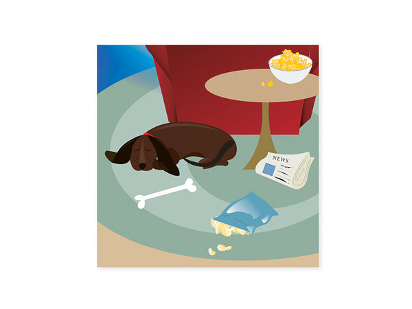 Pop-Up Couch Potato Father's Day Card