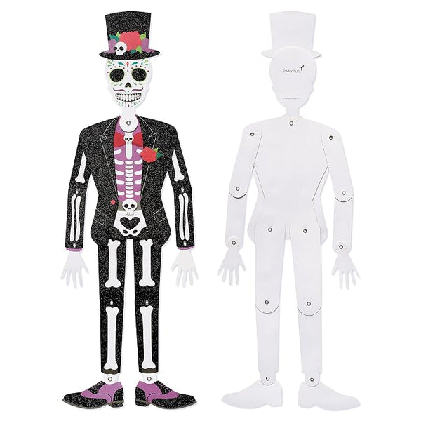 Articulated "Day of the Dead" Skeleton Halloween Card