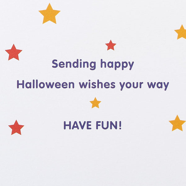 Hello Kitty Witch Halloween Card
