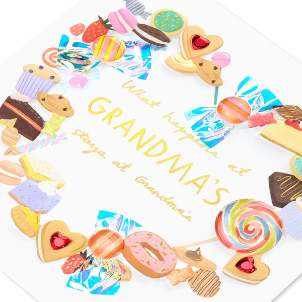 "Stays At Grandma's" Mother's Day Card (Grandma)