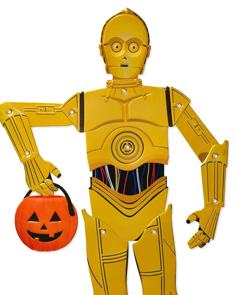 Articulated C3PO Halloween Card