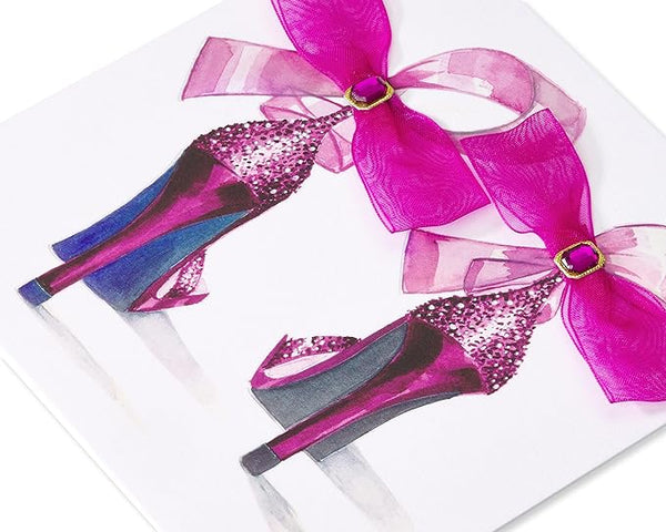 Illustrated High Heel Shoes Birthday Card