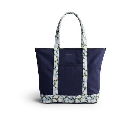 Blue Hydrangea Mother's Day Canvas Bag