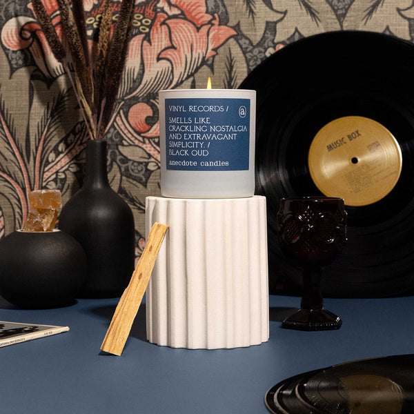 Vinyl Records Boxed Coconut Soy Wax Candle