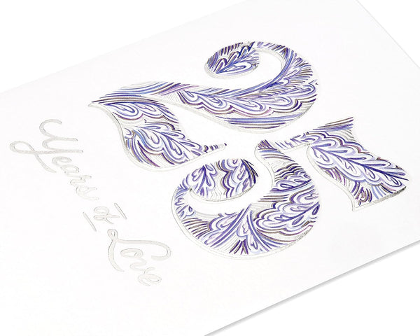 Handmade Years Of Love 25th Anniversary Card