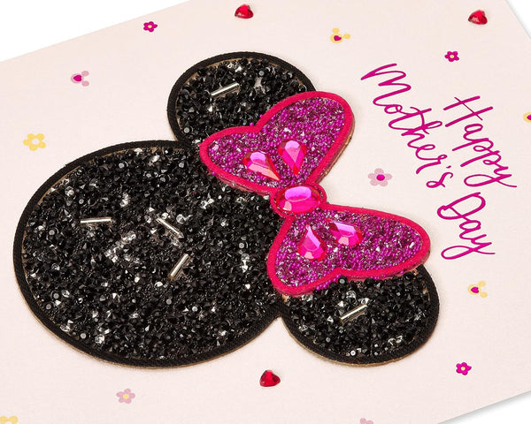 Sparkle Minnie Mouse Mother's Day Card