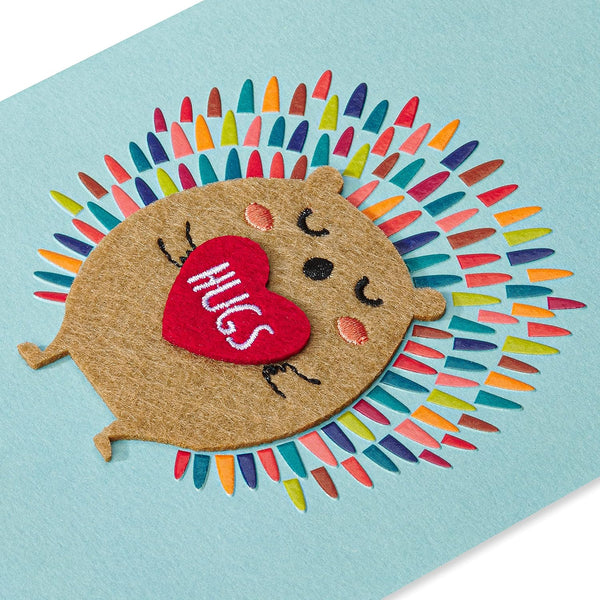 Colorful Hedgehog Mother's Day Card