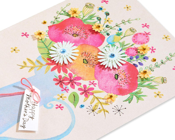 Floral Carafe Mother's Day Card