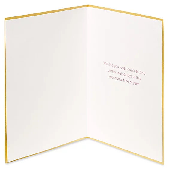 Handmade Floral Envelope Holiday Card