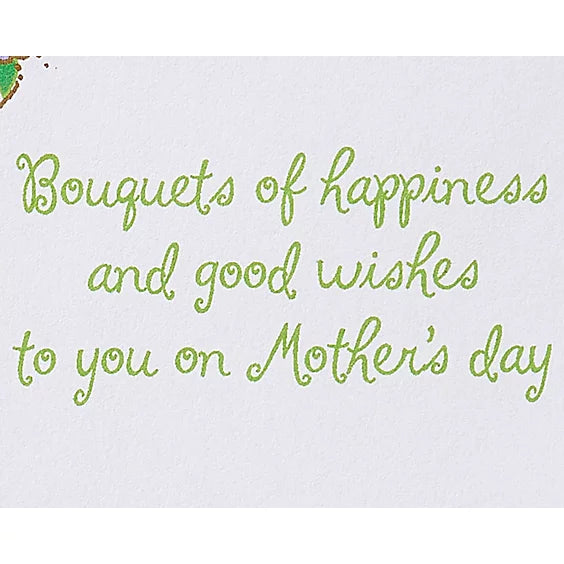 Die-Cut Bouquet Of Flowers Mother's Day Card