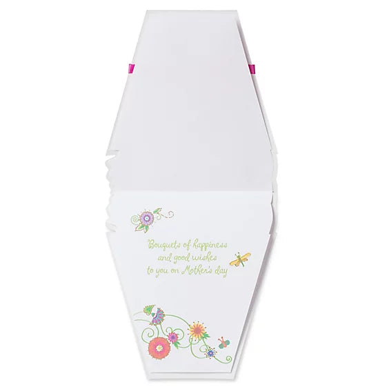 Die-Cut Bouquet Of Flowers Mother's Day Card