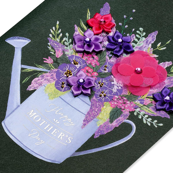 Watering Can With Flowers Mother's Day Card
