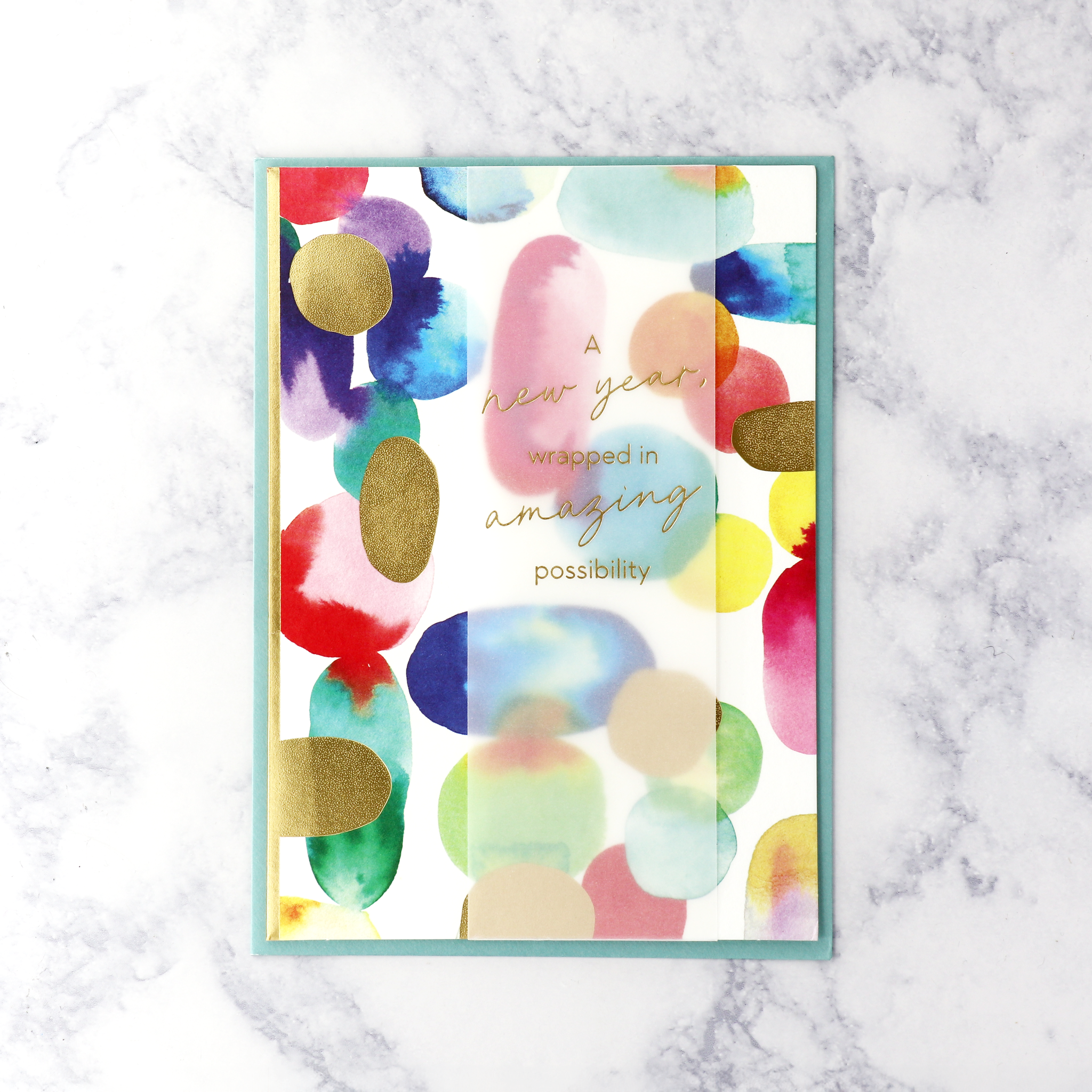 "A New Year" Birthday Card