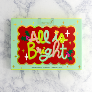 All Is Bright Christmas Boxed Notes (Set of 16)