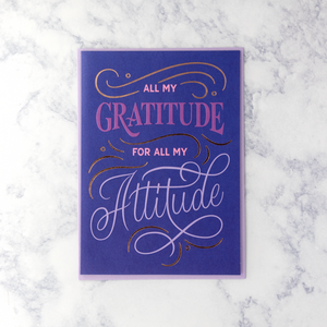 "All My Gratitude" Mother's Day Card (Mom)