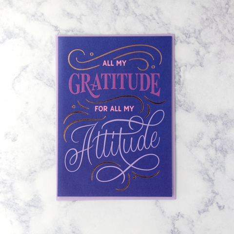 "All My Gratitude" Mother's Day Card (Mom)