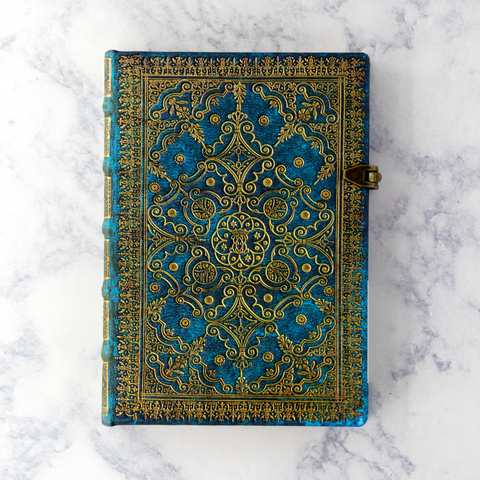 Azure Equinoxe Lined Midi Hardcover Journal