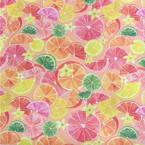 Citrus Fruit Flat Wrap