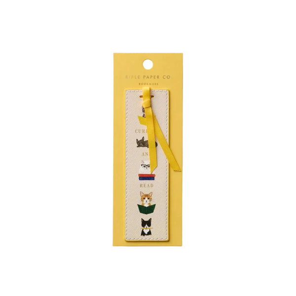 Illustrated Studious Cats Bookmark