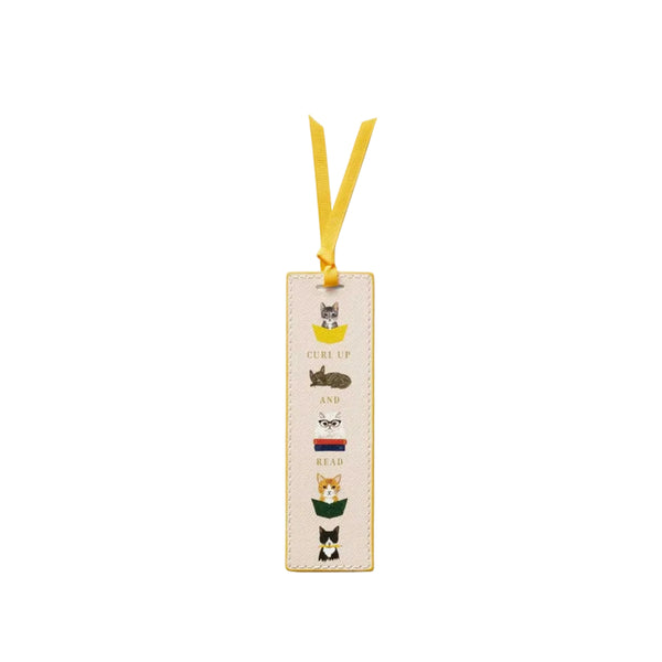 Illustrated Studious Cats Bookmark