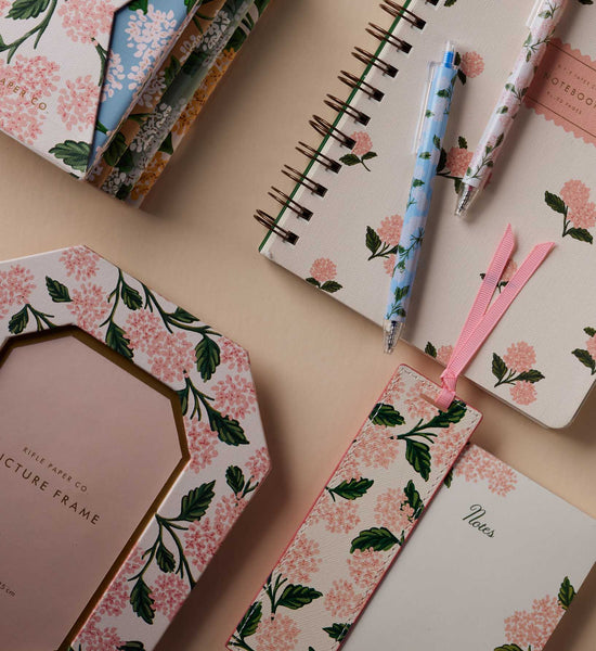 Pink Hydrangea Bookmark