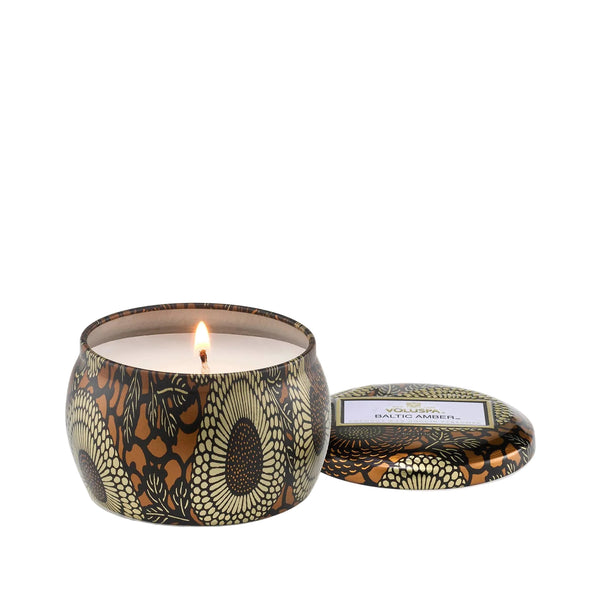 Baltic Amber Coconut Wax Mini Tin Candle